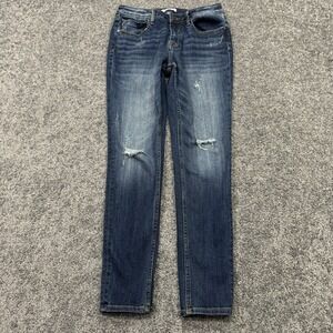 Vigoss Jeans Womens 29 Blue Jagger Skinny Stretch Medium Wash Denim Preppy City